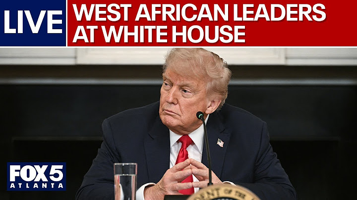 WATCH LIVE: President Trump participates in lunch with West African leaders amid aid cuts