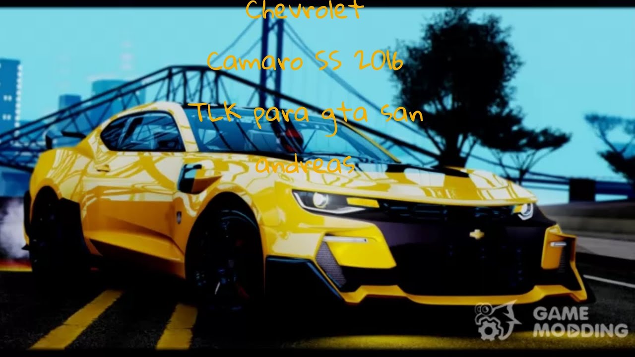 Chevrolet Camaro SS 2016 TLK para gta san andreas - YouTube