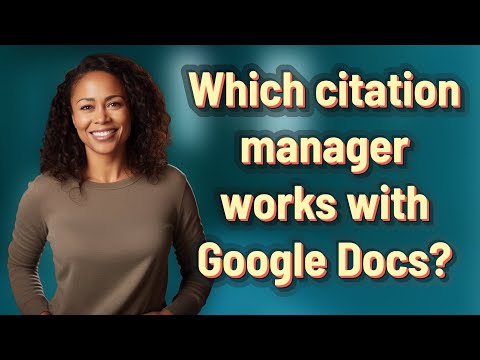 Which citation manager