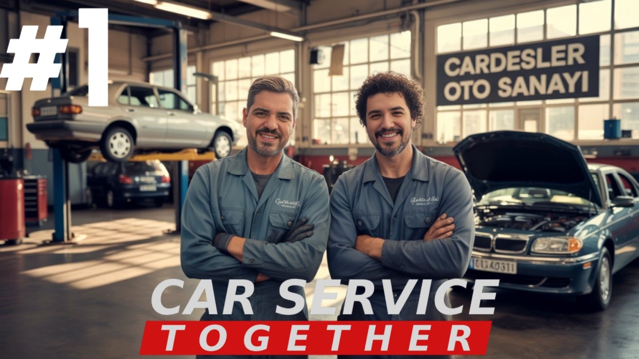 SERVİSTE KAOS ÇIKTI! | CAR SERVICE TOGETHER | TURKCE 1.BOLUM MINI SERI