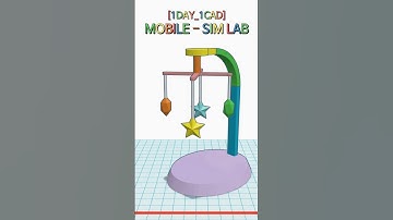 [1DAY_1CAD] MOBILE - SIM LAB #shorts #tinkercad #project