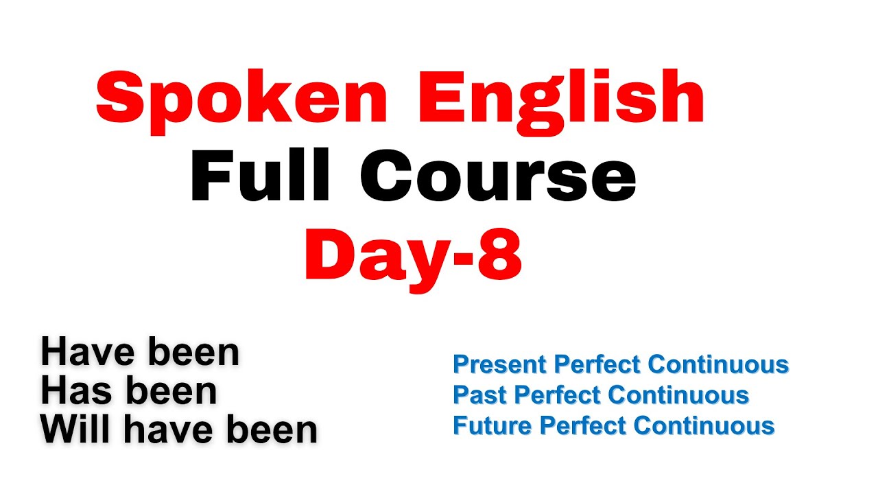 Spoken English Full Course Day 8||తెలుగులో సులువుగా | | For Beginners ...