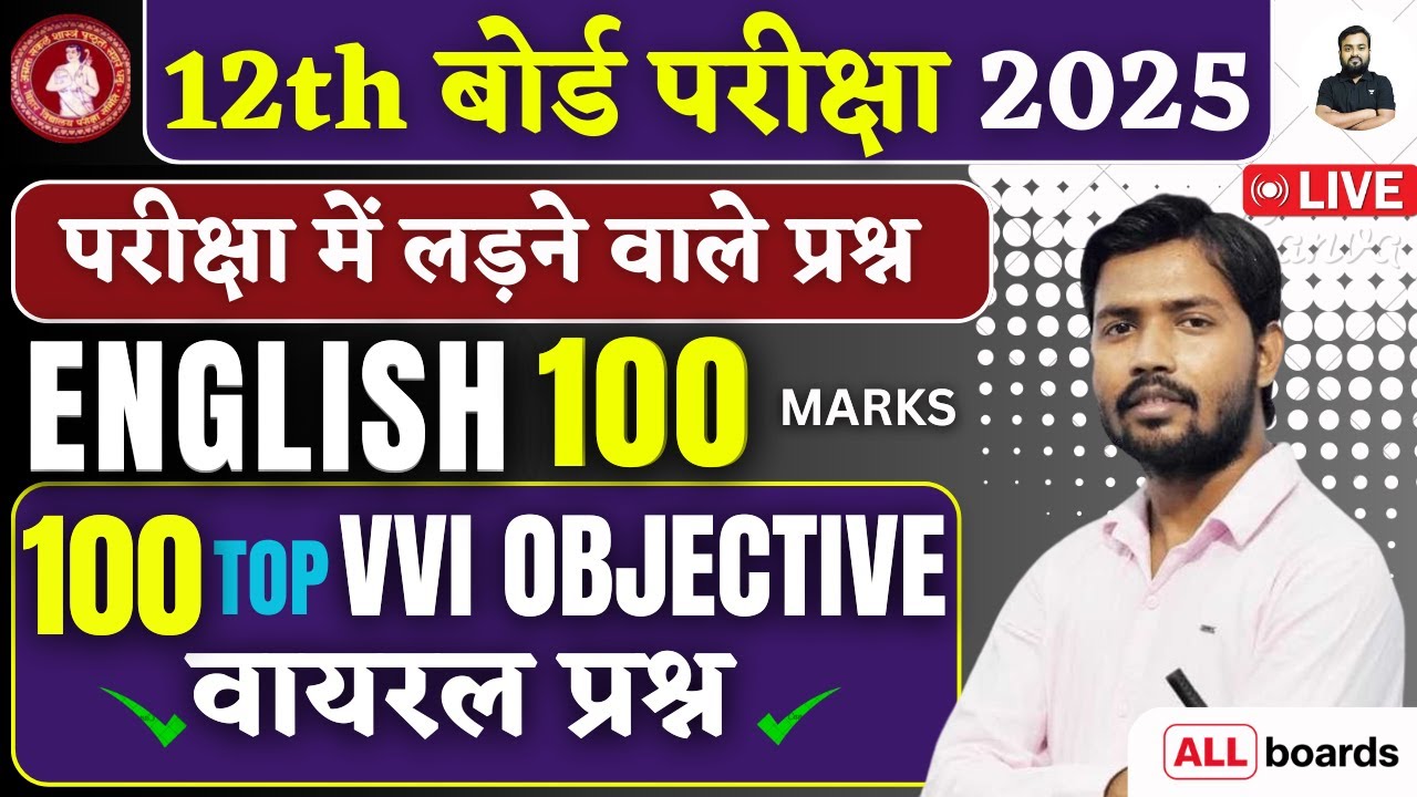 english-class-12-vvi-objective-questions-2025-class-12th-english