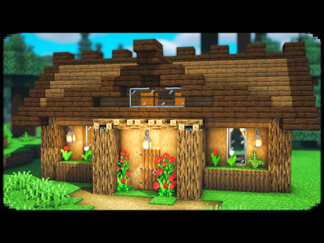 Minecraft: Casa de Madeira Simples/Simple Wooden House #minecraft #tut