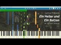 Ein Heller und ein Batzen (piano arr. by Karl Sternau for 4 hands)