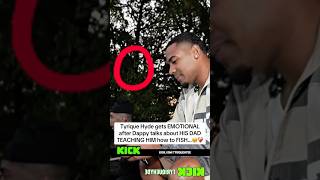 Tyrique Hyde gets EMOTIONAL after Dappy talks about HIS DAD TEACHING HIM how to FISH🥹 #tyriquehyde