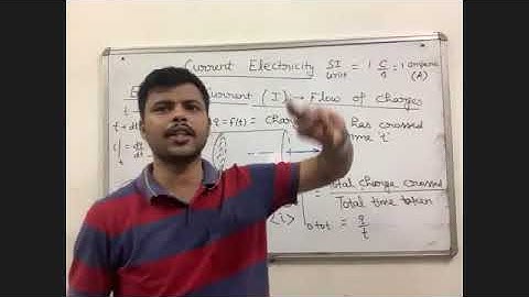 Relation between Charge and current