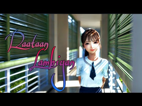 Raataan Lambiyan - Best Beautiful Love Song🎵❣ With Cute Girl💞 Animated Video😍🌺 For You 💖