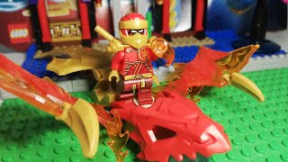 Stop Motion Building 71801 Lego Ninjago Kais Rising Dragon Strike Set