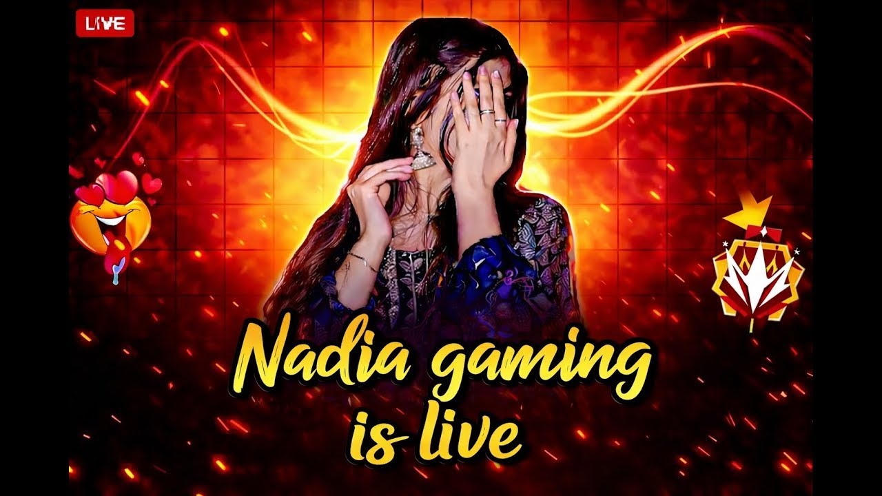 Nadia Gaming  is Live 🔴 | Free Fire Live Gameplay | Custom Room | Push Rank 