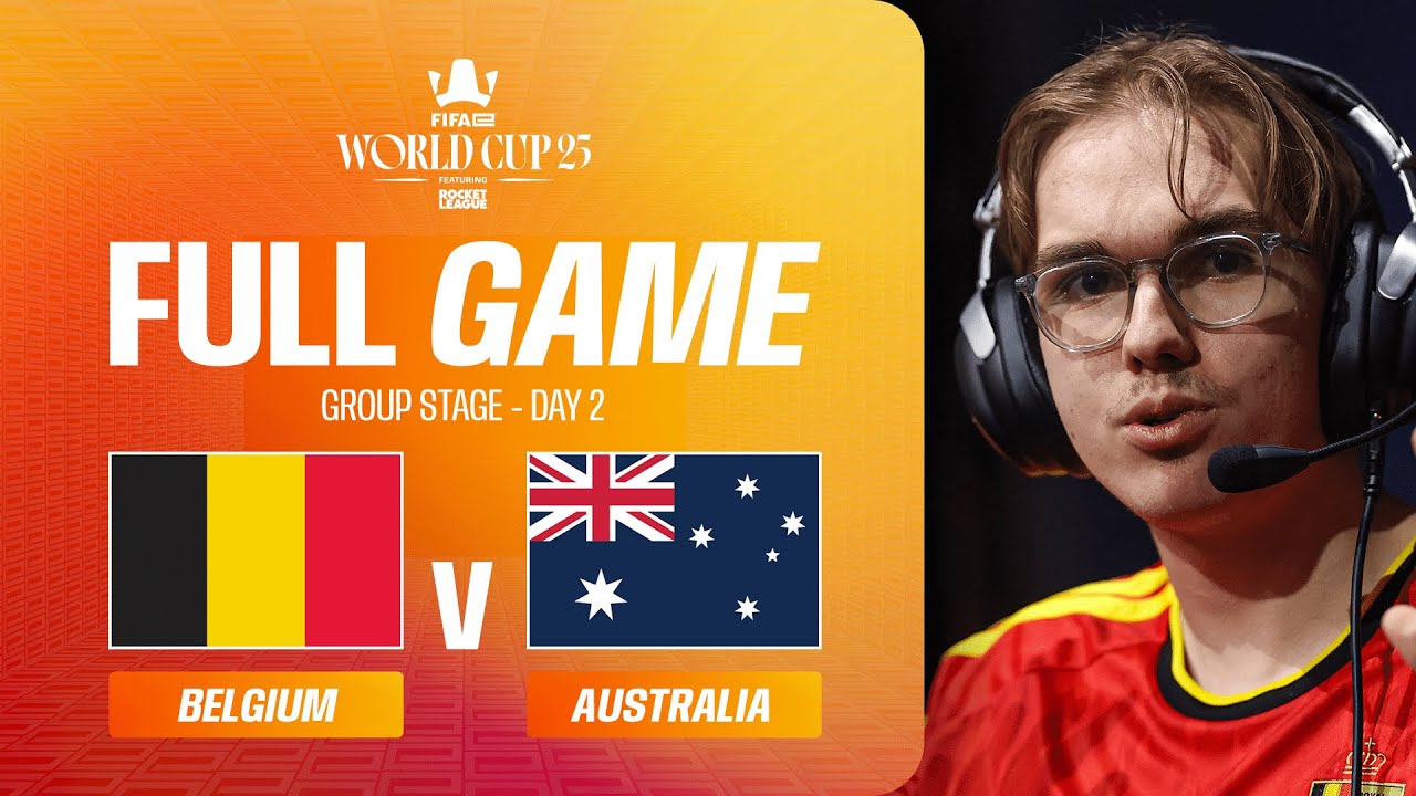 Game Of The Day Between Belgium And Australia! | FIFAe World Cup ft Rocket League.
