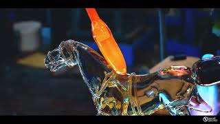 The Birth of a Roman Chariot in Murano Glass [Making Of Sculture] #muranoglass #glassart