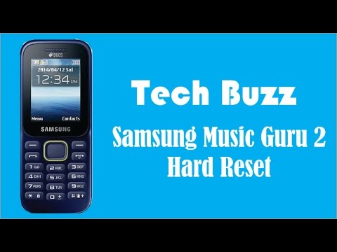 Samsung Music Guru 2  GT  B310E  Hard Factory Reset  YouTube