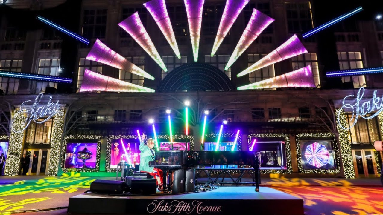 [4K] Saks Fifth Avenue Holiday Light New York 2022 🎅🎄💥⚡️ YouTube