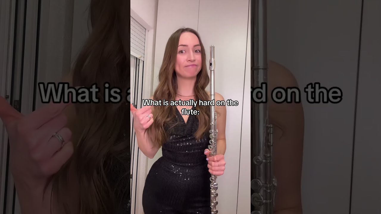 What people think is HARD on the flute ๐ฎ๐จ #shorts #flute #music
