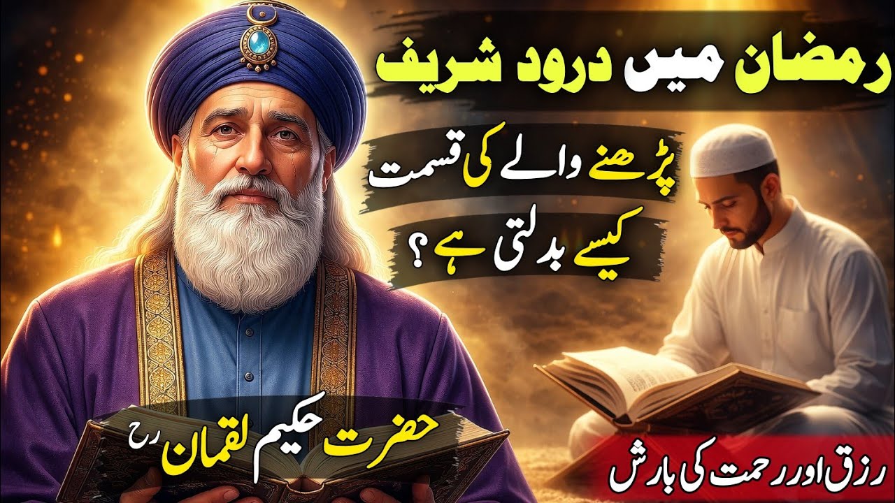 Ramzan Mein Durood Shareef Parhne Wale Ki Qismat Kaise Badalti Hai? | Hazrat Hakeem Luqman R.A