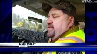 Crews Cleaning Up Route 66 Landslide