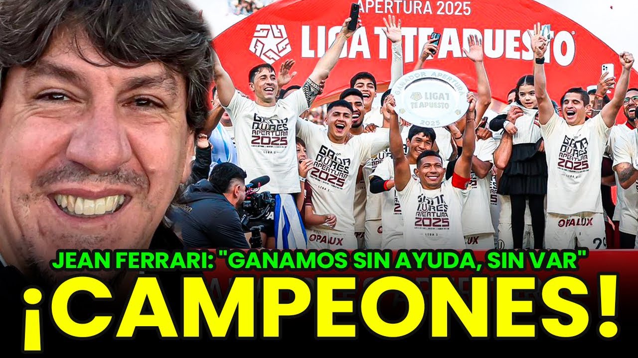 UNIVERSITARIO SE CORONÓ CAMPEÓN DEL TORNEO APERTURA 2025 - YouTube