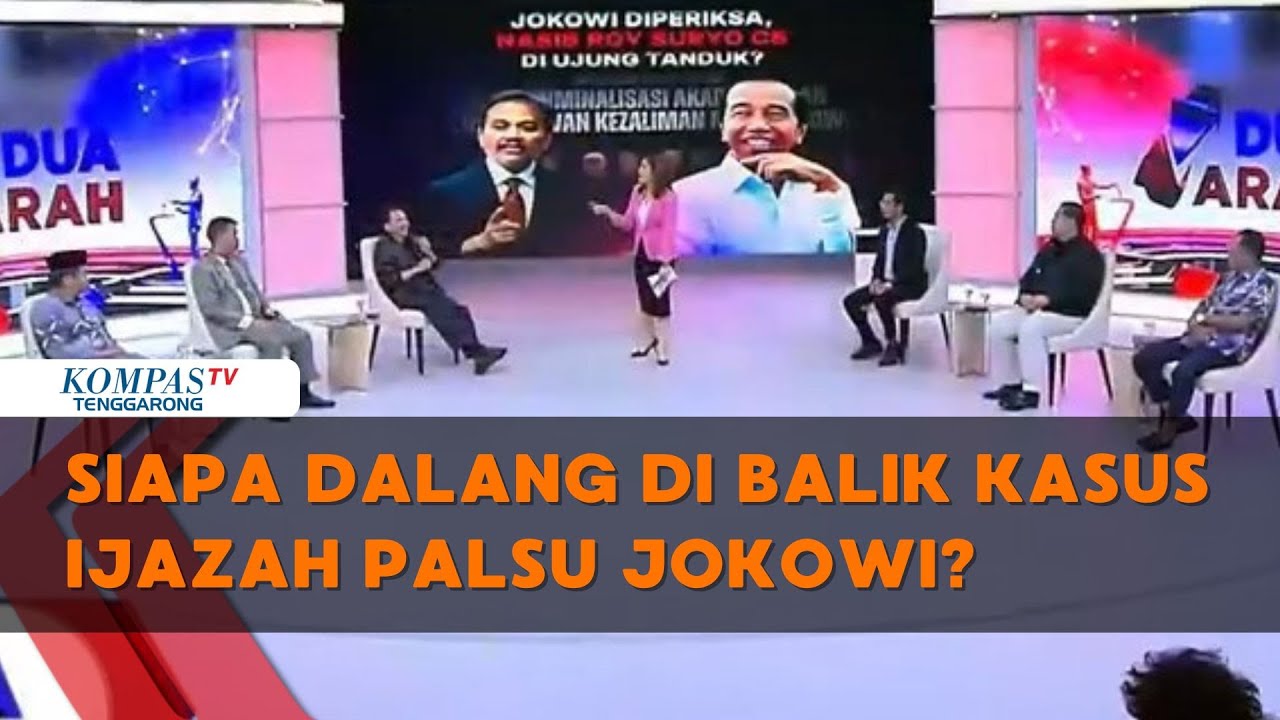 Siapa Dalang di Balik Kasus Ijazah Palsu Jokowi, Ini Jawaban Roy Suryo - DUA ARAH