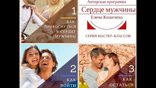 Приглашение на серию мастер-классов "Сердце мужчины"