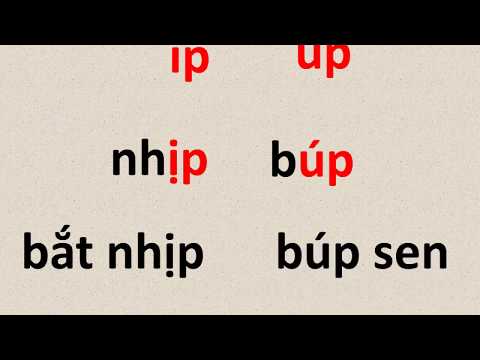 Tiếng việt lớp 1 - Học vần Ip - Up