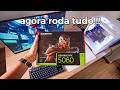 upgrade de Placa de Vídeo no PC Gamer BARATO !!! Ryzen 5 5600gt + RTX 5060