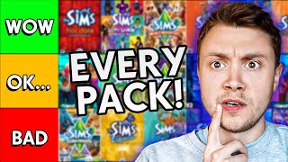 Ranking every single Sims pack (The Ultimate Sims Tier List)