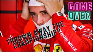 Has mistakes & poor strategy cost Ferrari the F1 championship?