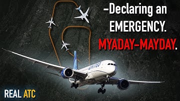 United Boeing 787 Dreamliner Declares Mayday After Engine Failure after Departure. REAL ATC