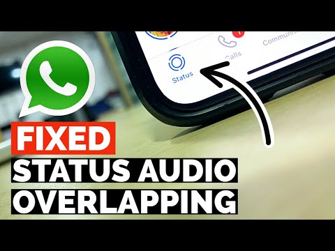 How to FIX WhatsApp STATUS Audio Overlapping Problem in iPhone I WhatsApp Status Audio issue Fixed