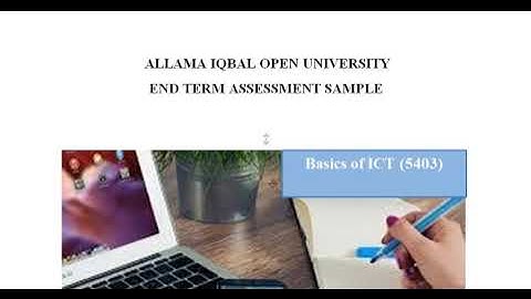 Aiou Solved Assignment (8604) ETA Research Methods in Education Sample Autumn 2019