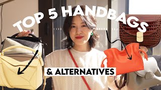 TOP 5 MOST WORN HANDBAGS 2023 | Loewe Puzzle, Sezane Claude &amp; More