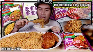 INDOMIE GORENG RENDANG BAHARU ! PENCABAR NASI LEMAK MCD RENDANG AYAM... | ASMR MUKBANG
