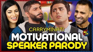 MOTIVATIONAL SPEAKER PARODY | CARRYMINATI - REACTION