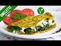 ✅ OMELETTE SIN HUEVO | Tortilla francesa esponjosa (distintos rellenos)