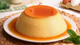 Very Easy and Delicious Homemade Egg Flan (with only 3 Ingredients)