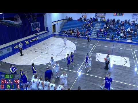 Velva High School vs Surrey High School Mens Varsity Basketball