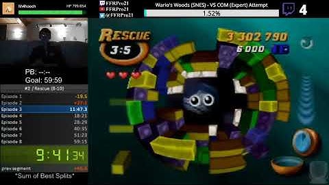 N64 - Tetrisphere - Rescue Speedrun (8-10) - 1:01:30