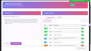 Quecorex Medical Coding Assistant