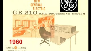 Famous 1960 General Electric Computer - GE 210 - 1961 MICR - Banking Finance Data Processing Wealth