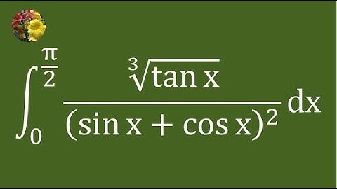 3rd method to evaluate the definite integral using basic techniques (Mis-2471AA)