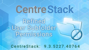 Refined User Subfolder Permissions in CentreStack