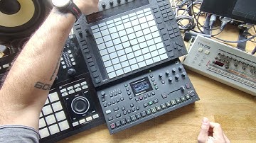 Live Techno – Octatrack MKII x Ableton Push x Hardware Workflow