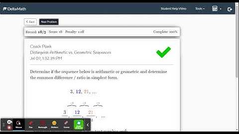 DeltaMath: Distinguish Arithmetic vs. Geometric