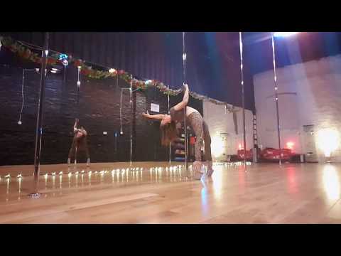 Basic Back Arch Slide: A Pole Dance Tutorial By Arlene Caffrey of Irish Pole Dance Academy