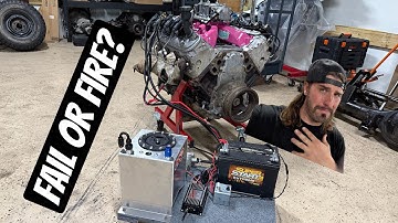 Will This Junkyard LS Even Start?! Cheap Engine Run Stand TEST!!