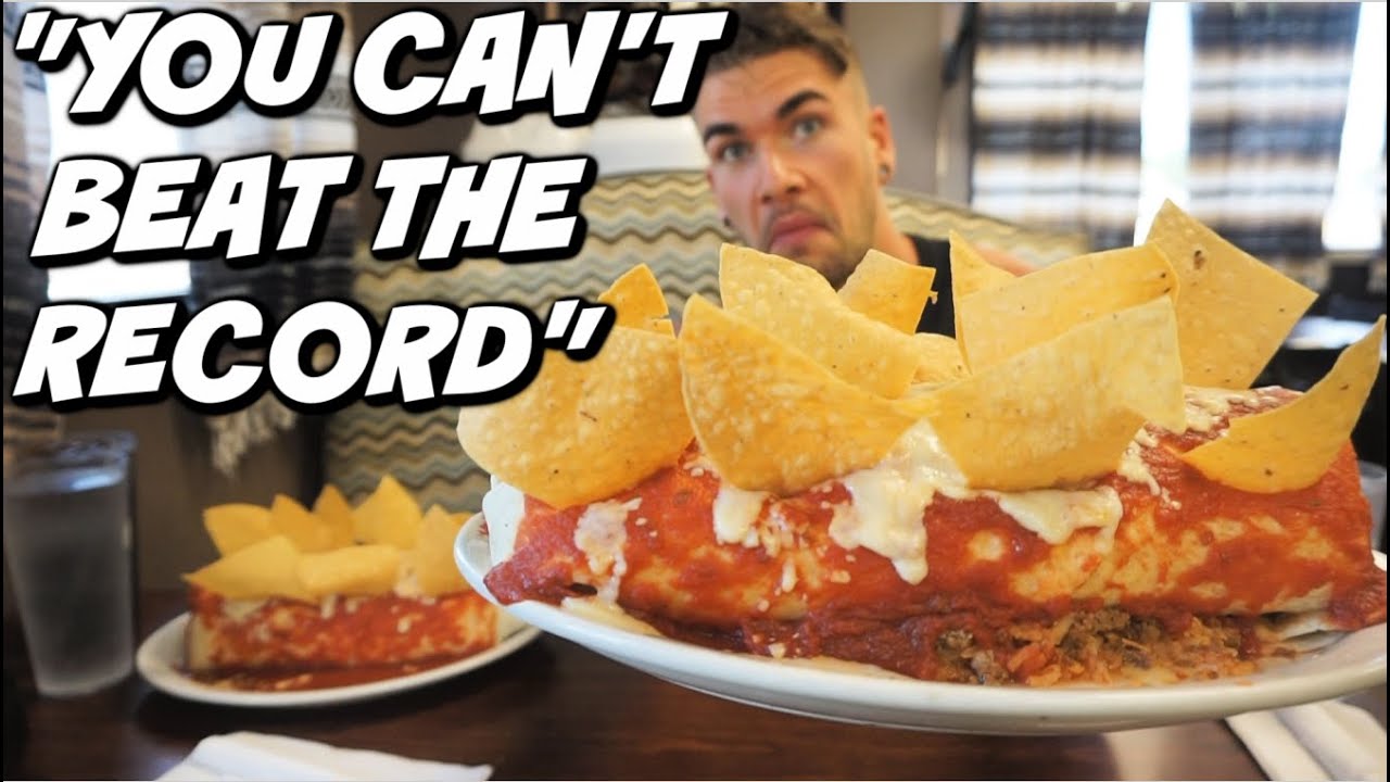 GIANT MEXICAN BURRITO CHALLENGE AUTHENTIC MEXICAN BURRITO Kansas