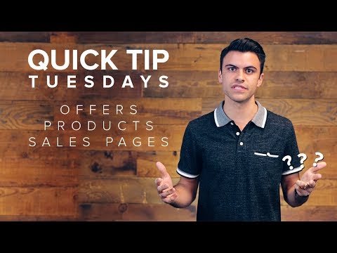 Kajabi #QuickTipTuesday - Products and Offers