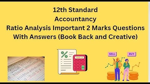 TN 12th Accountancy Ratio Analysis Important 2 Marks Questions With Answers Book Back and Creative
