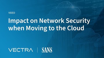 Impact on network security when moving to the cloud